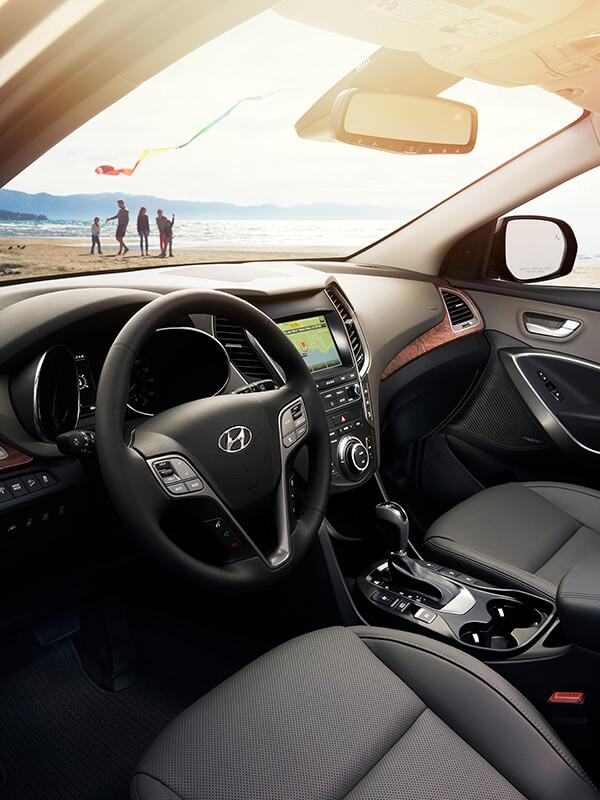 2019 Hyundai Sante Fe XL interior view