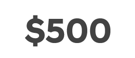 $500 Additional bonus towards purchase or lease