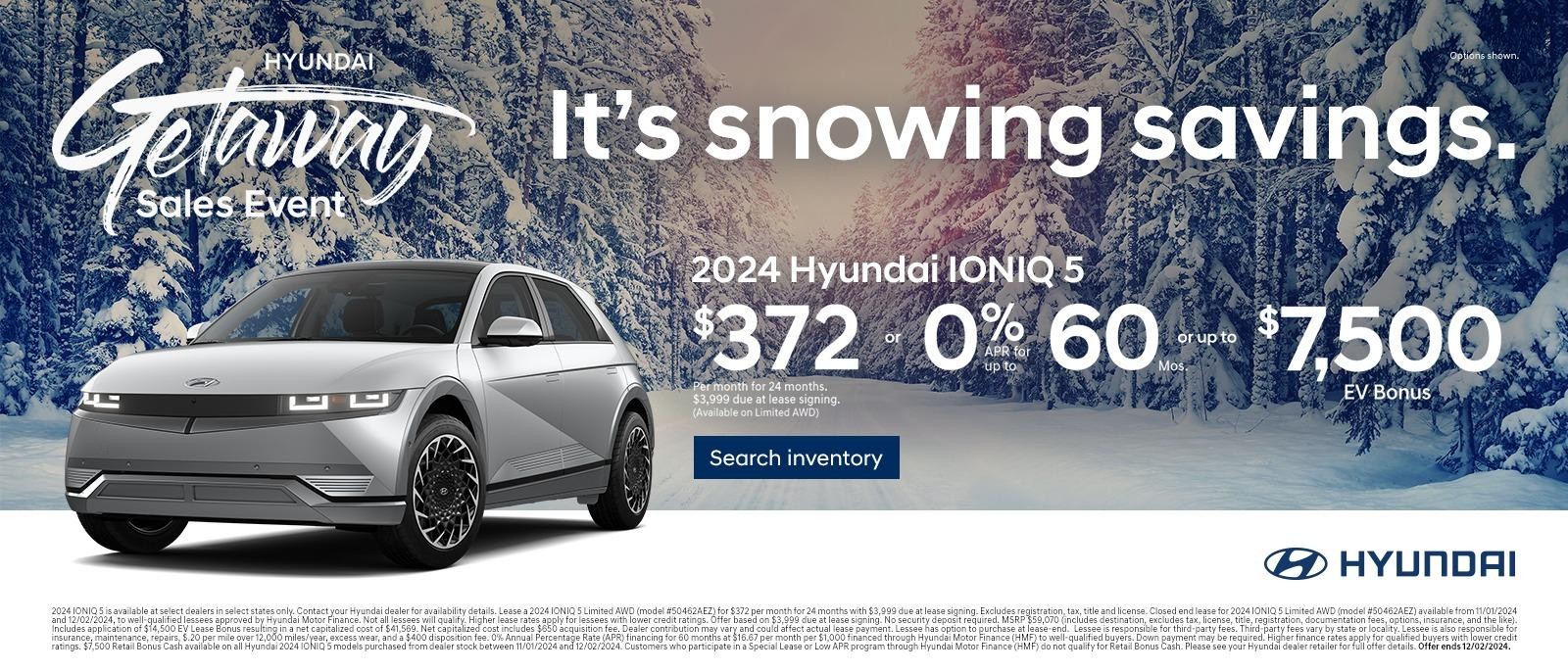 IONIQ5 Getaway Sales - MSR - 11.8.24