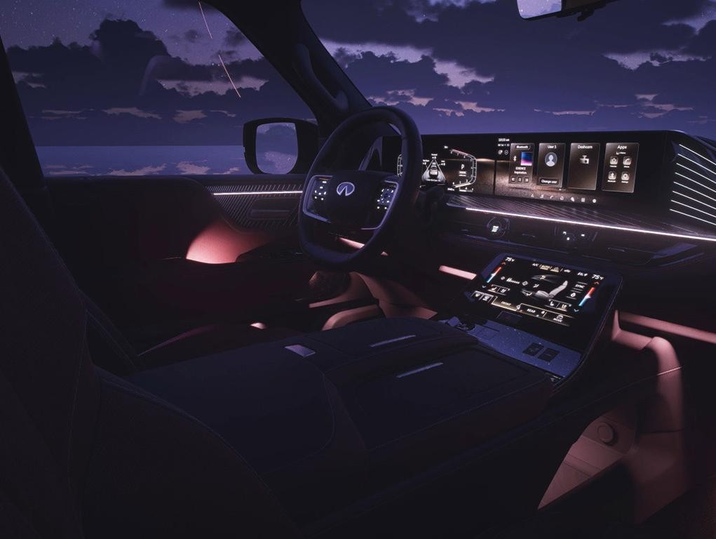 2025 QX80 INTERIOR LIGHTING