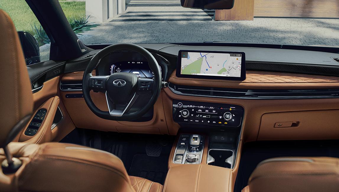 Navigation feature in the 2024 Infiniti QX60.