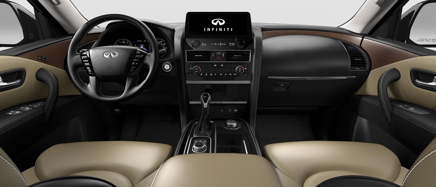 SAHARA STONE INTERIOR VEIW OF QX80