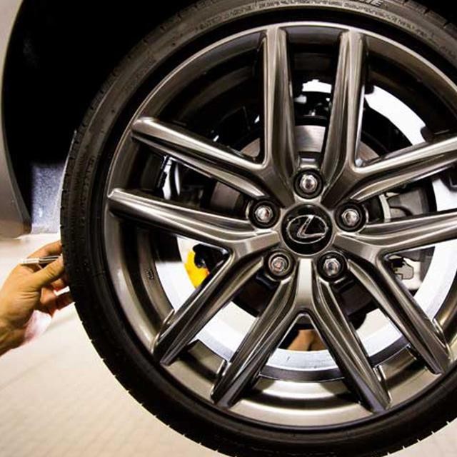 Lexus Wheel Inspection