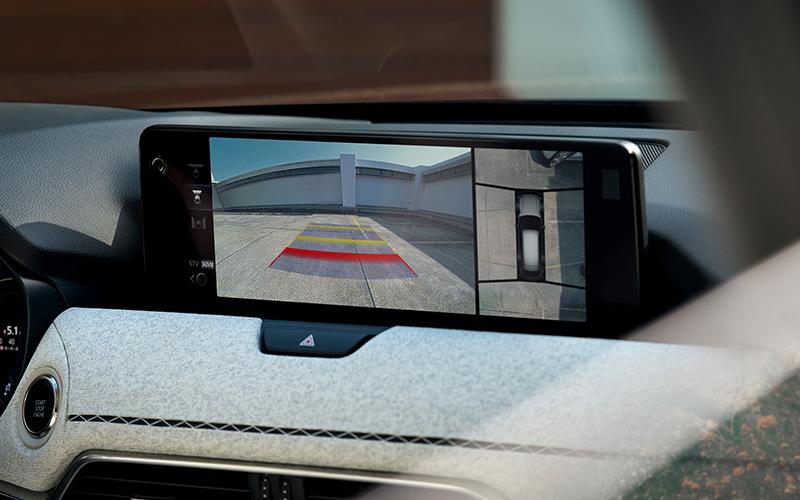 360° VIEW MONITOR WITH SEE-THROUGH VIEW.