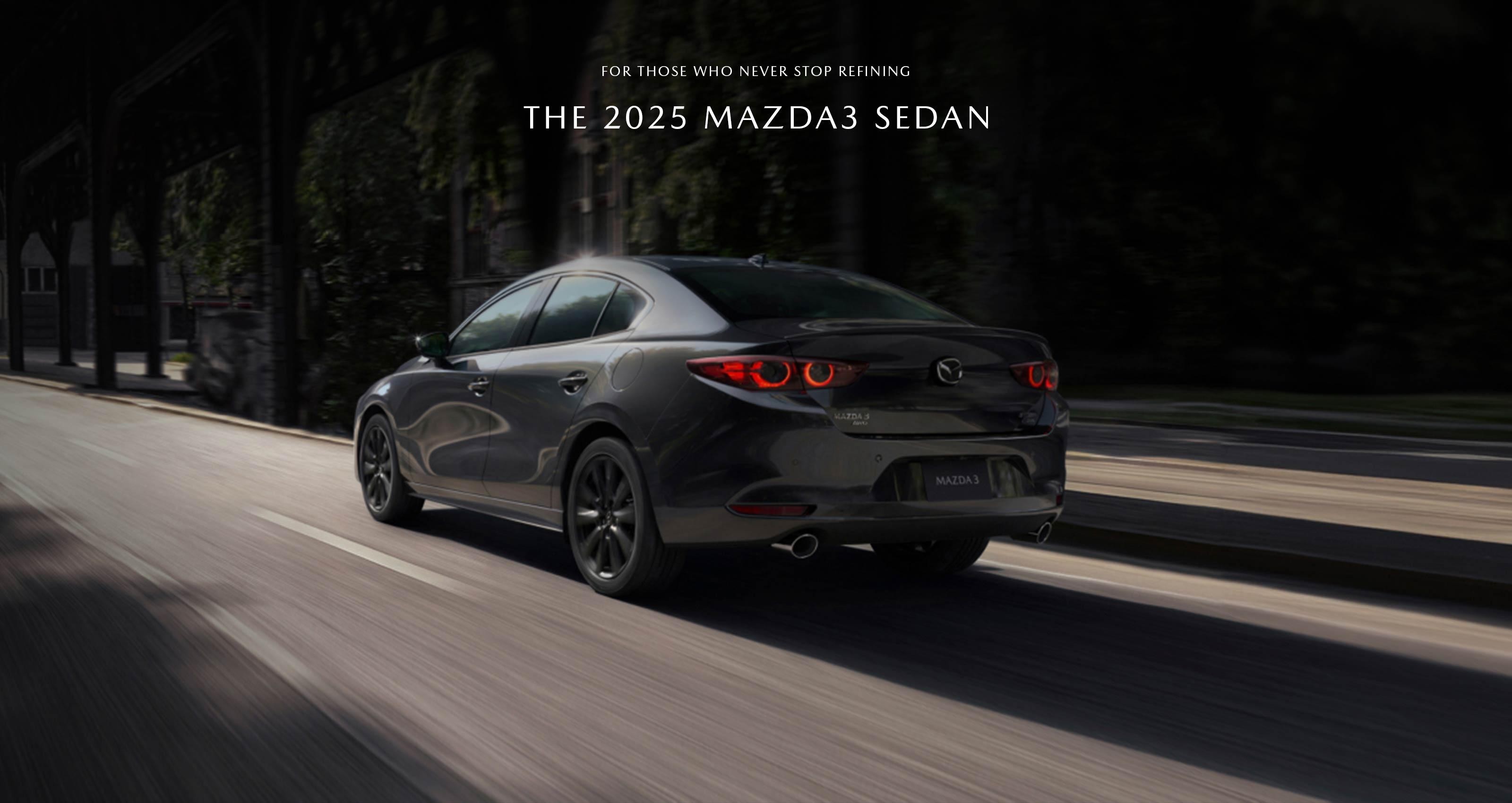 The 2025 Mazda3 Sedan