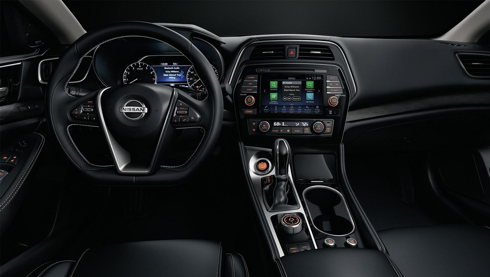 Interior view of 2023 Nissan Maxima.