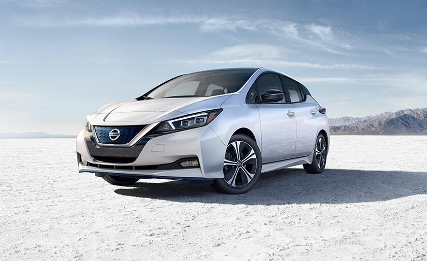 Nissan electric vehicles Leaf 2022.