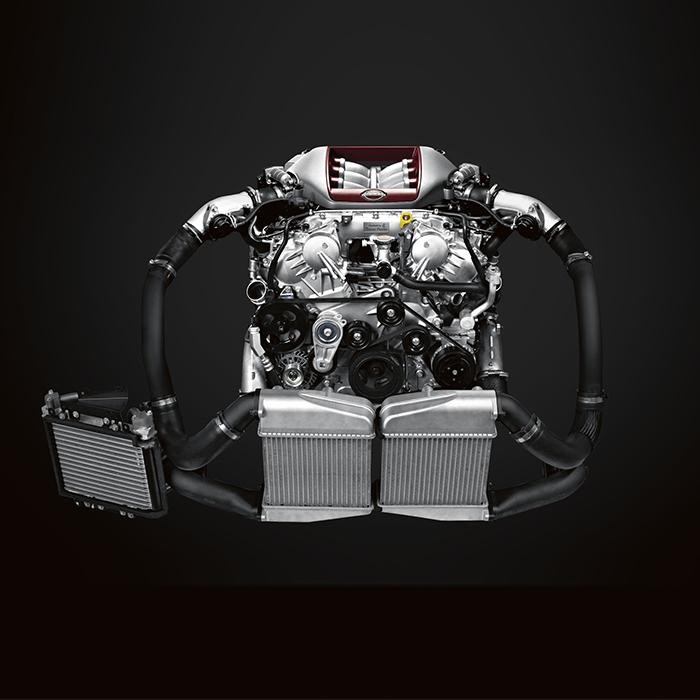 2024 Nissan GT-R engine.