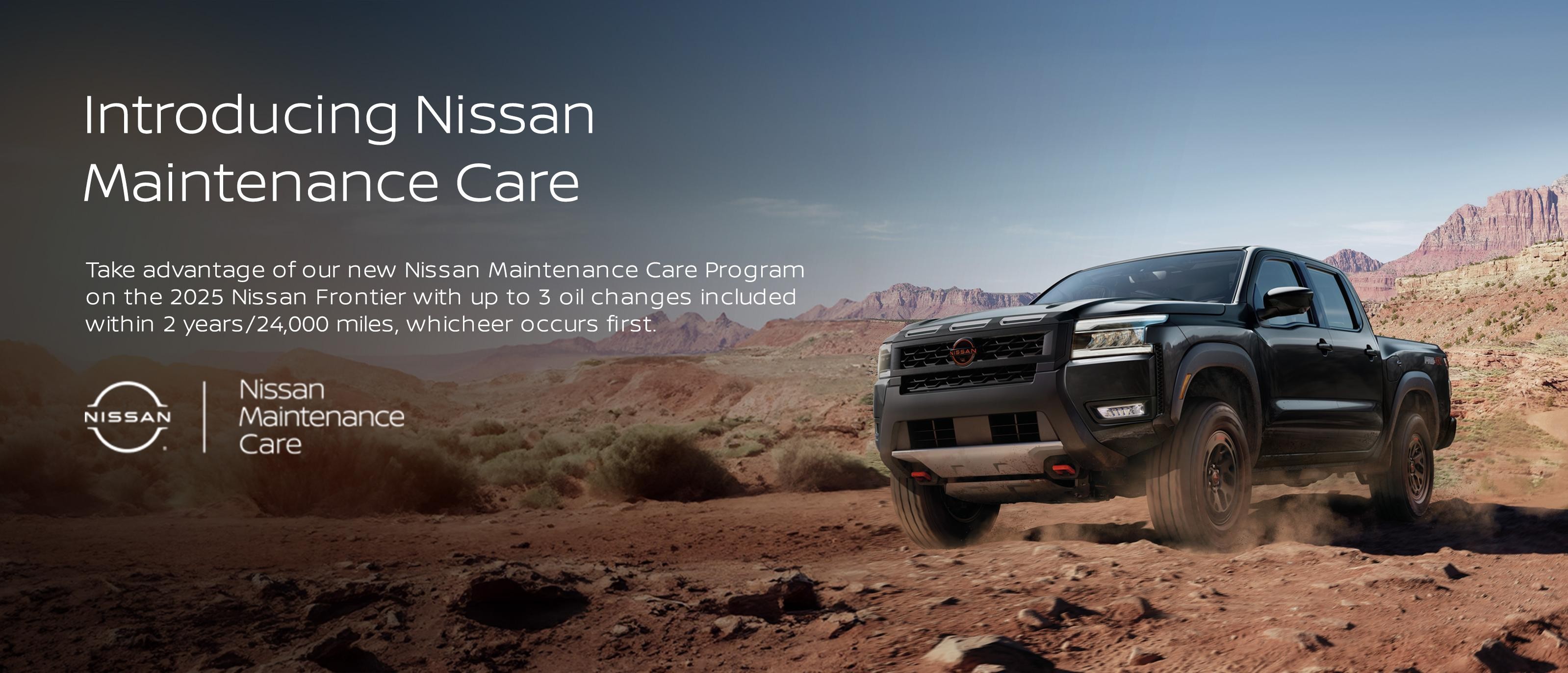 Introducing Nissan Maintenance Care