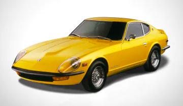 2023 Nissan Z Heritage 240Z In Yellow With White Background