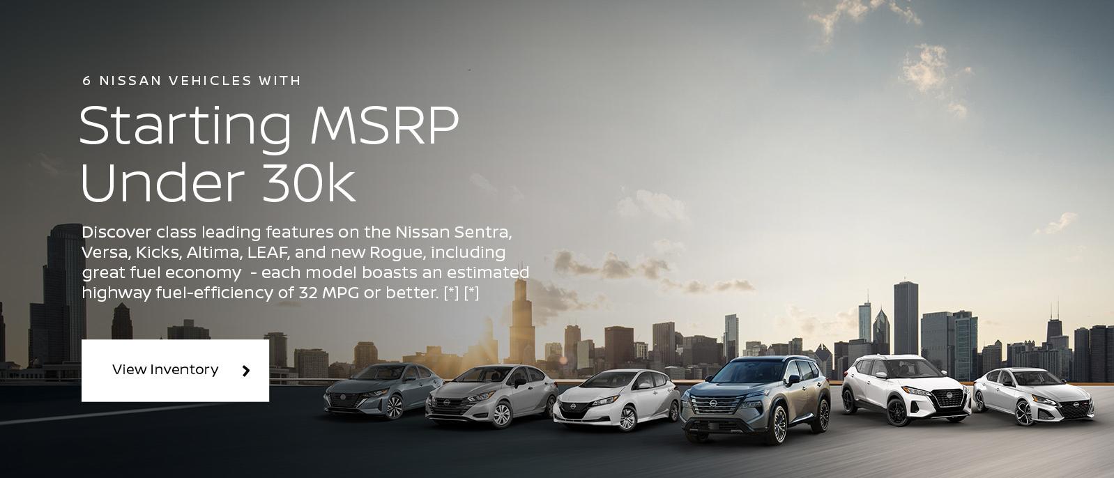 2024 Nissan MSRP offer 