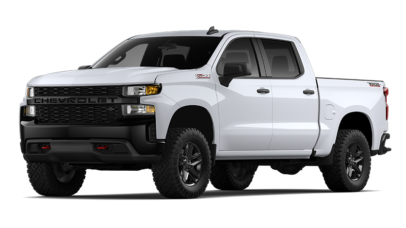 2021 Chevrolet Silverado 1500 Crew Box Short Box Custom Trailboss Summit White