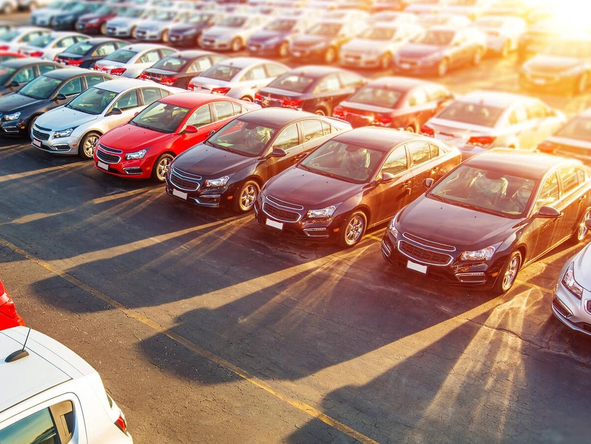 Dealership vehicle lot