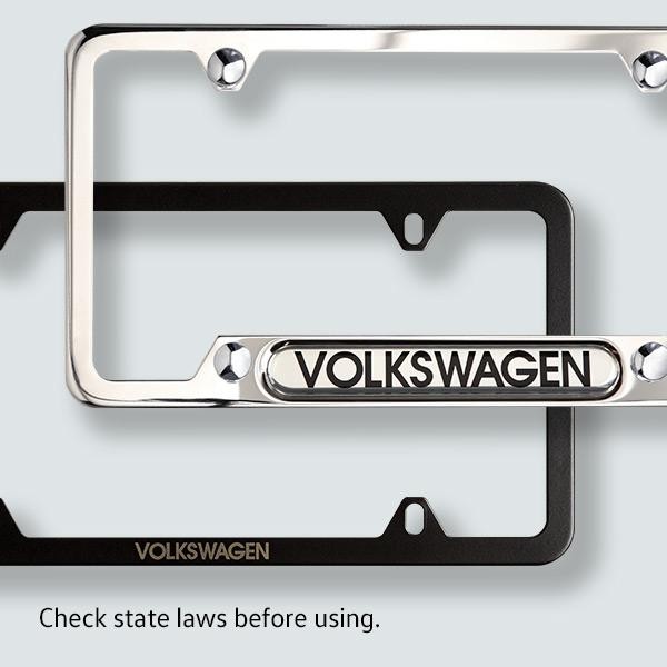 VW accessories - License Plate Frames