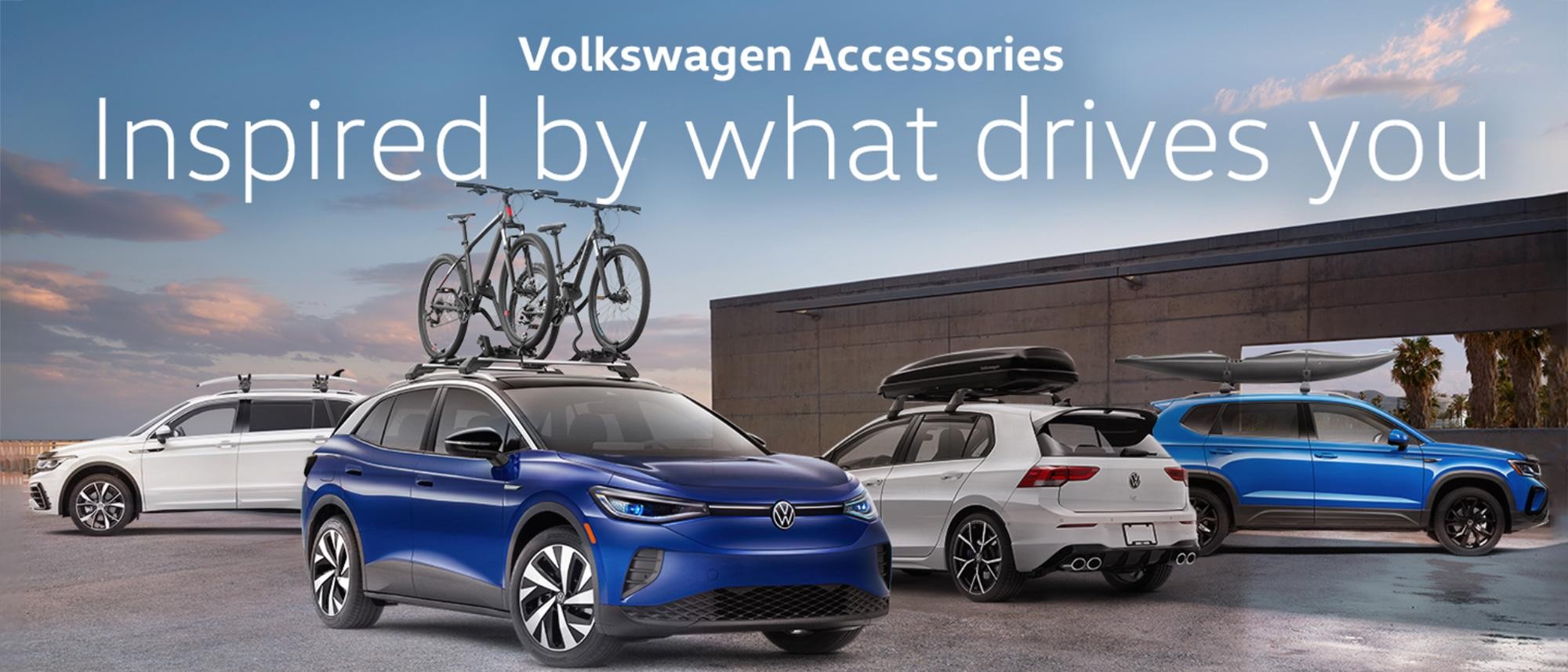 Volkswagen Accessories - Inspired By What Drives You - 4 VW Vehicles with Roof Racks 