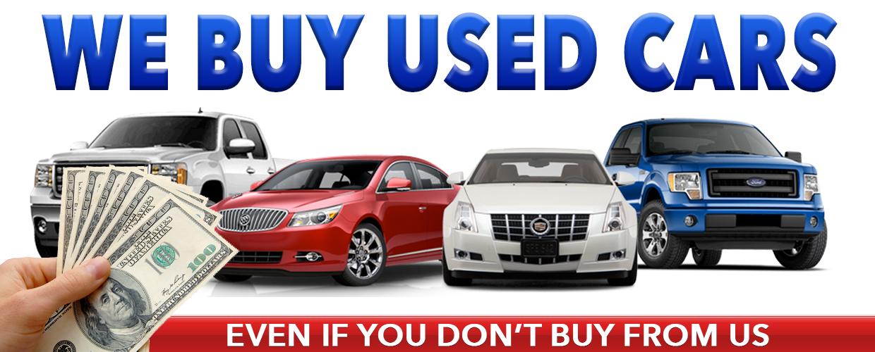 We Buy Used Cars