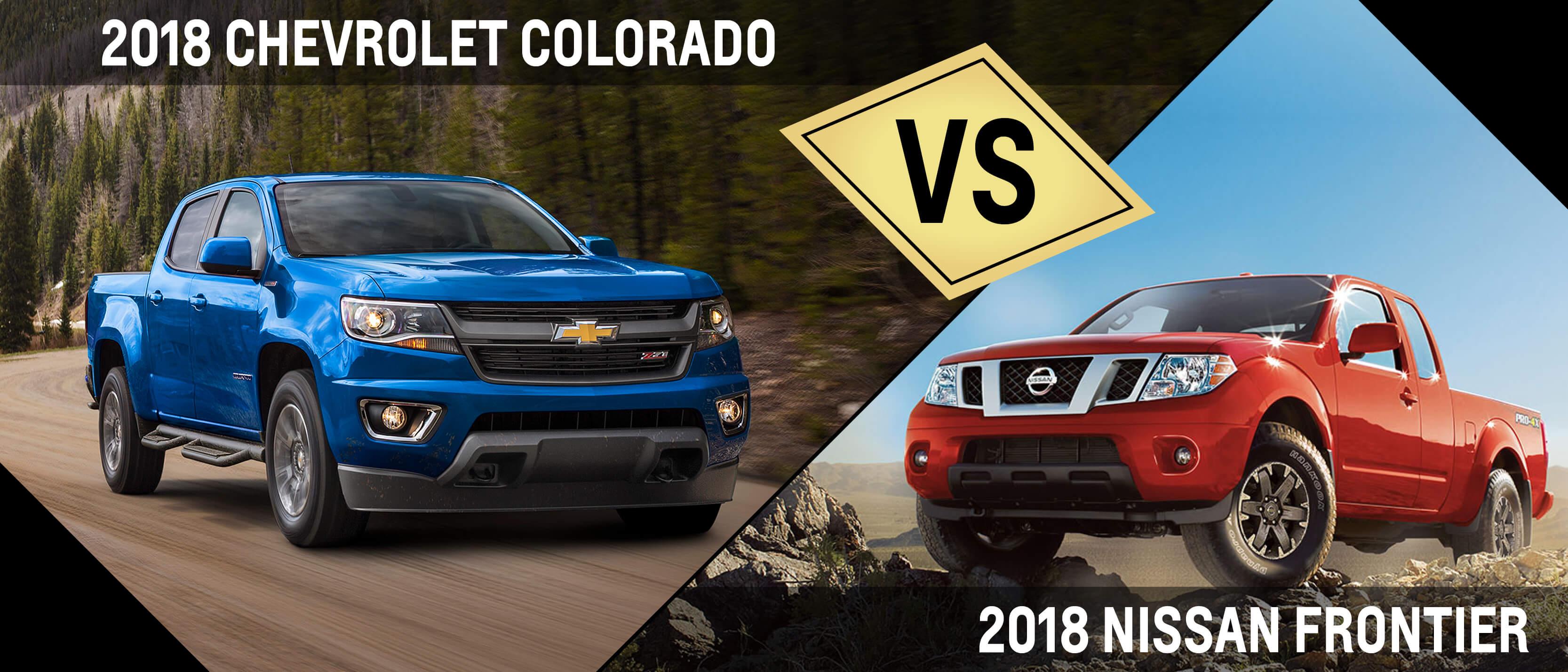 2018 Chevrolet Colorado VS 2018 Nissan Frontier