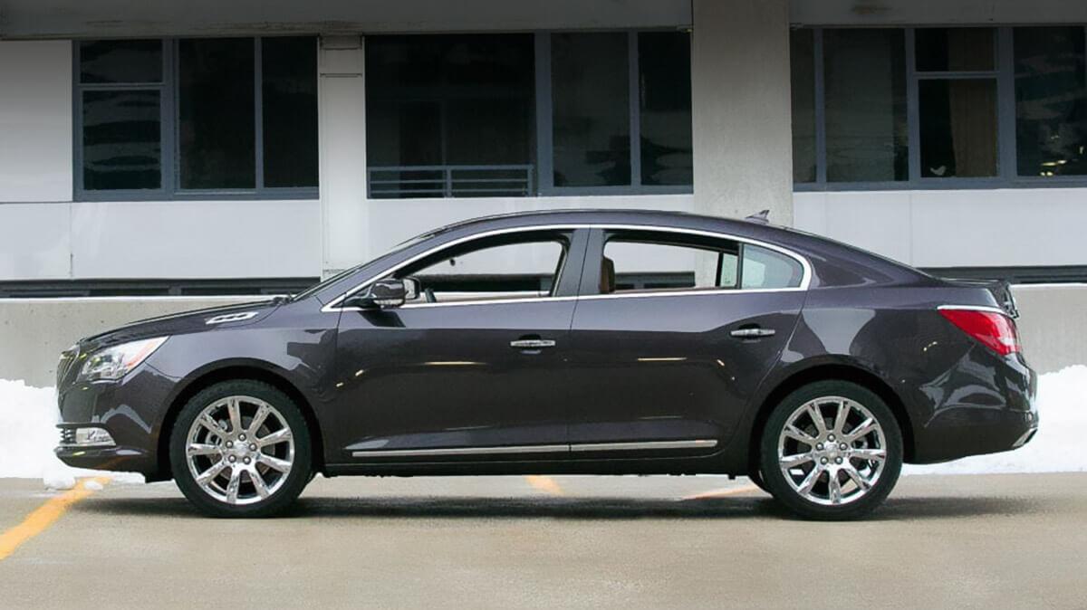 Buick pre-owned 2015 LaCrosse on lot.