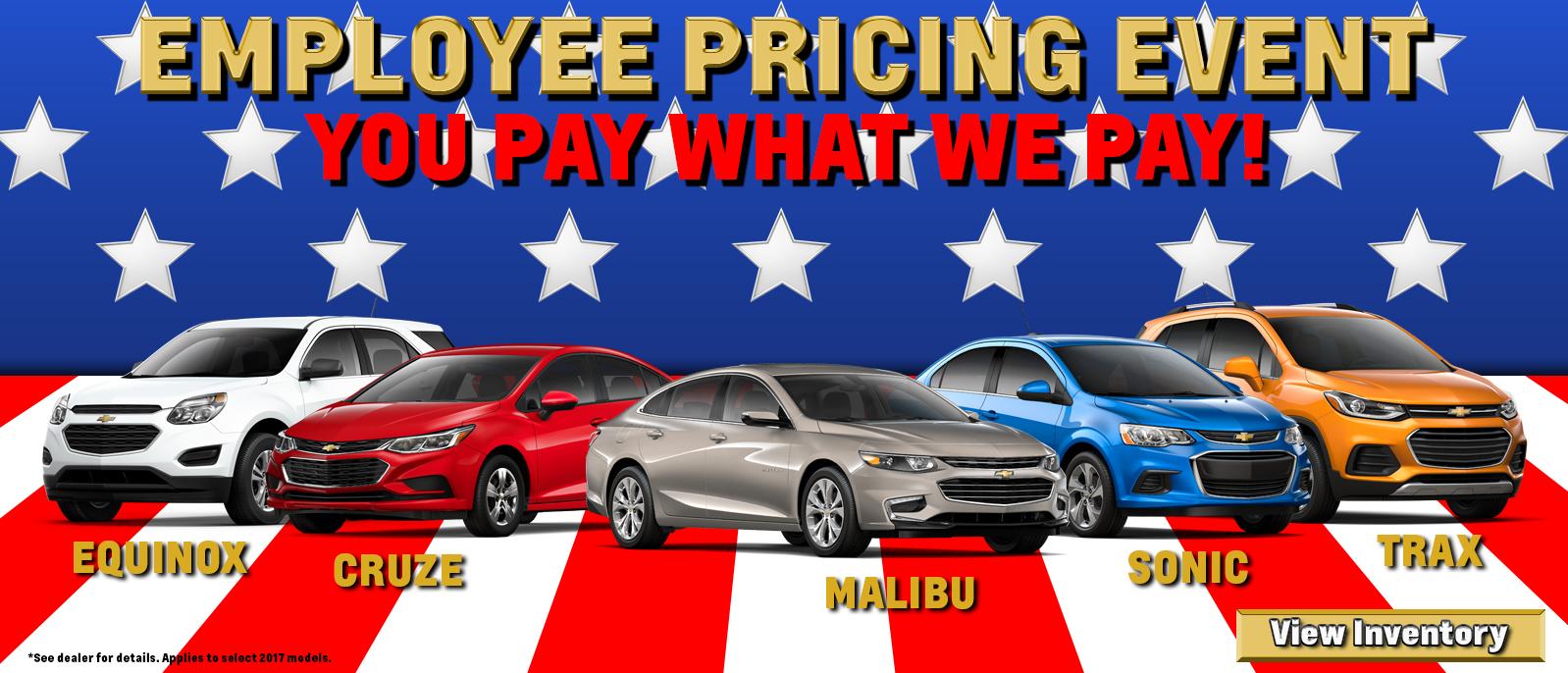 Employee Pricing!