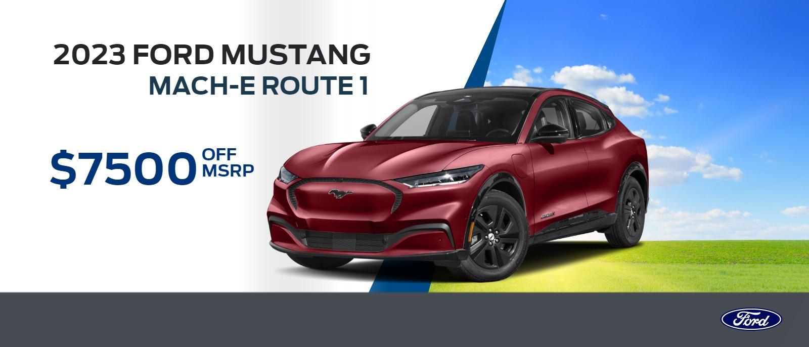 2023 Ford Mustang Mach-e Route 1
$7500 Off MSRP