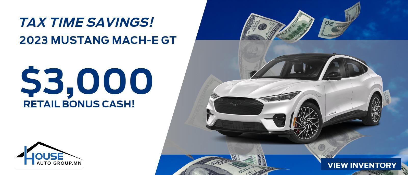 2023 Mustang Mach-E GT - $3,000 Retail Bonus Cash!