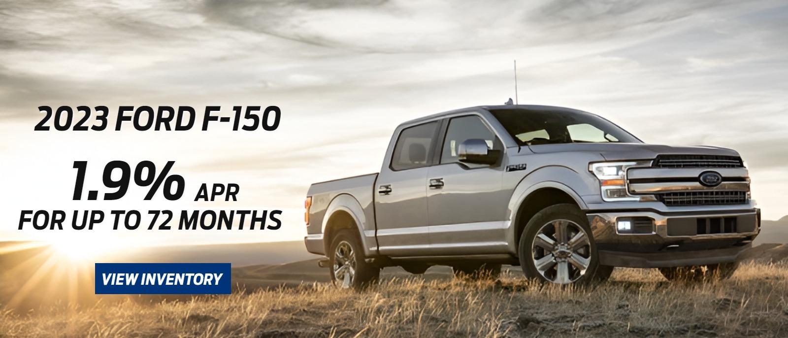 2023 Ford F-150: 1.9% APR for 72 Months