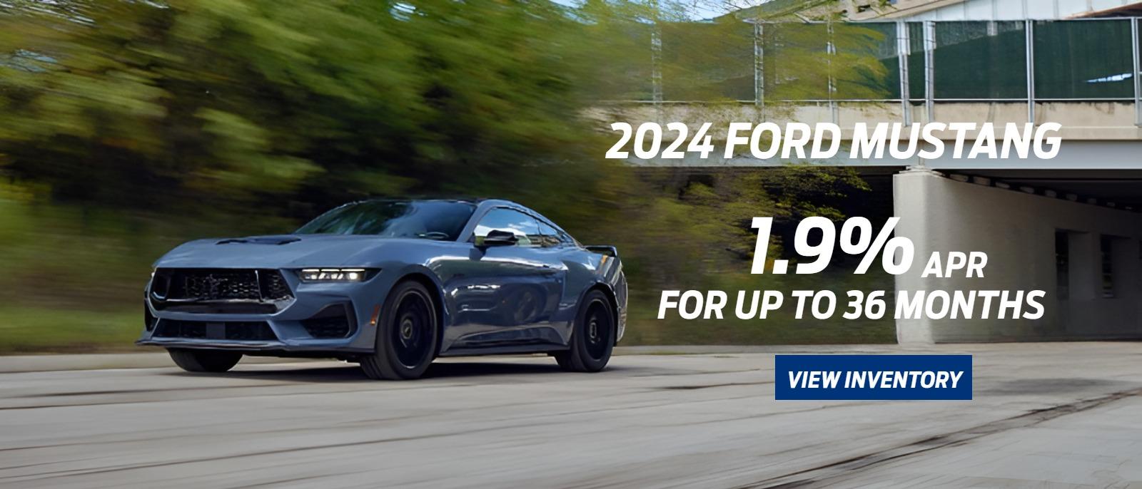 2024 Ford Mustang: 1.9% APR for 36 Months