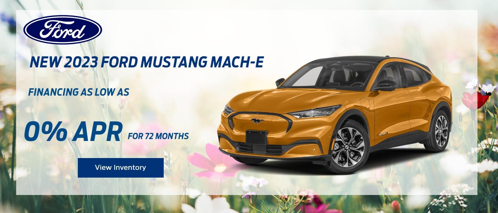 New 2023 Ford Mustang Mach-E
 Finance as low as 0% for 60 months + Get Up to $2000 Rebate