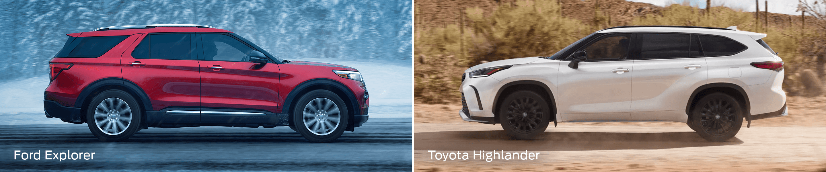 Ford Explorer Vs. Toyota Highlander: SUV Showdown