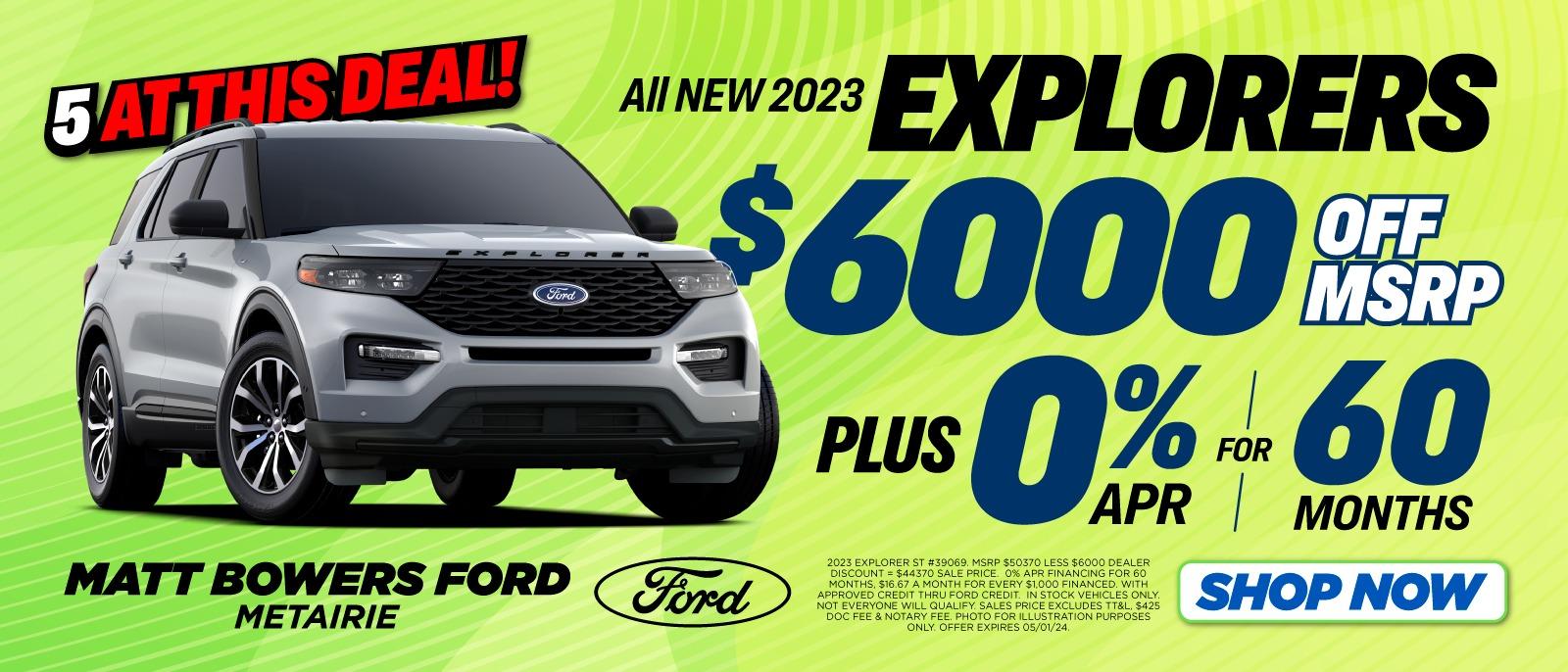 2023 Ford Explorer Deal