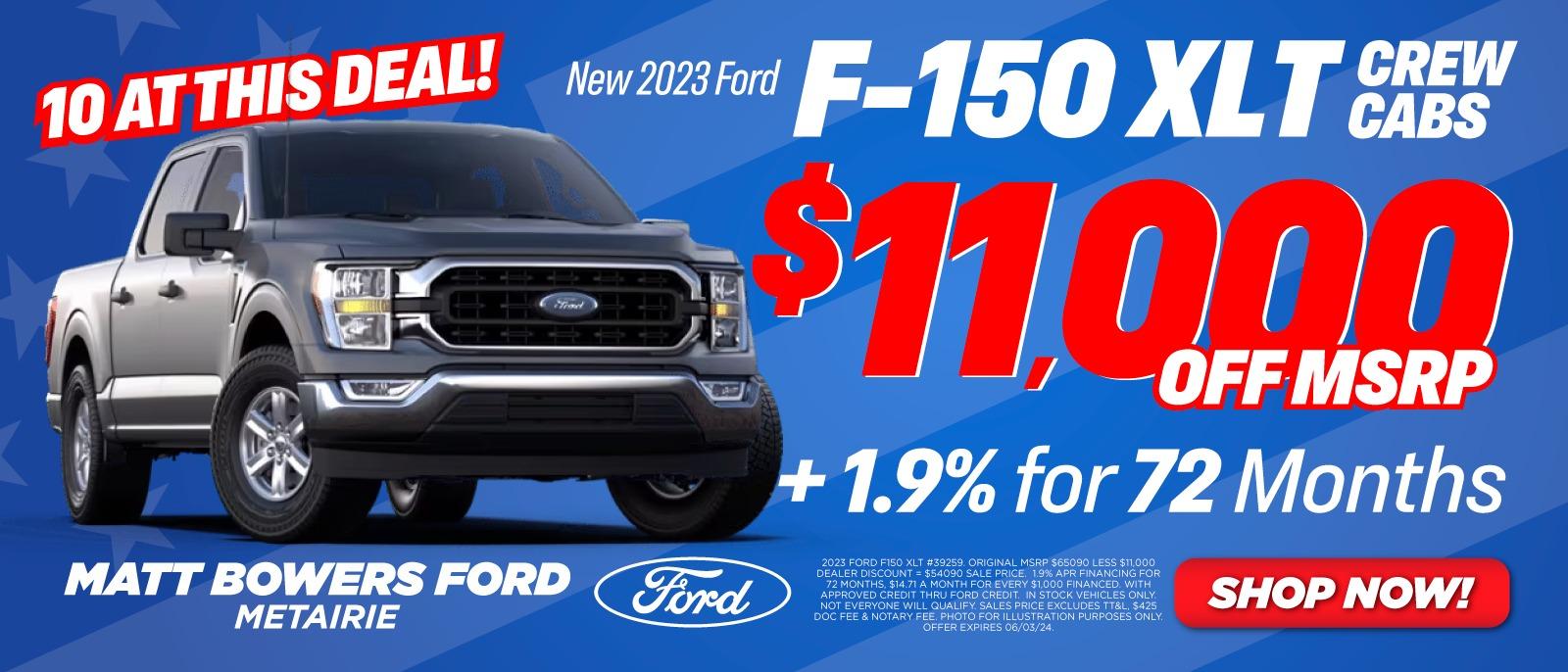 2023 Ford F150 Deal