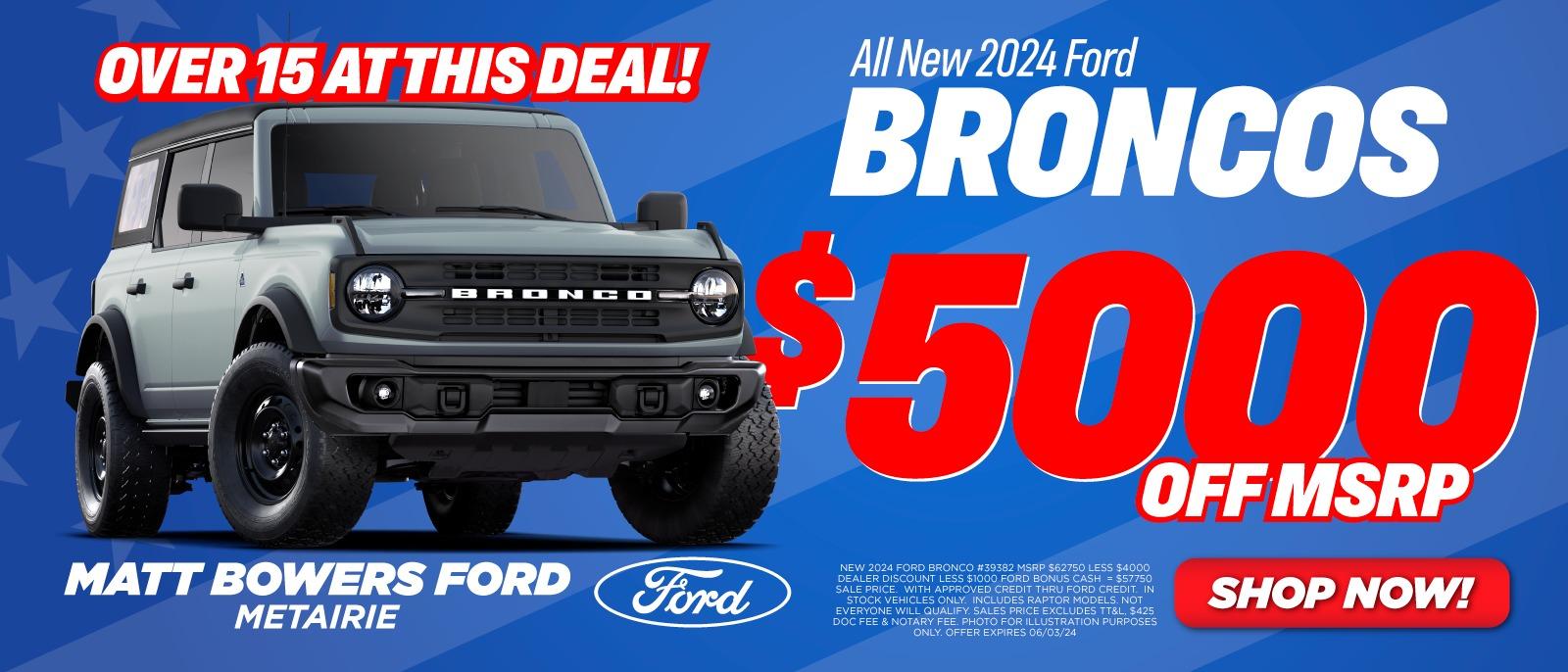 2024 Ford Bronco Deal