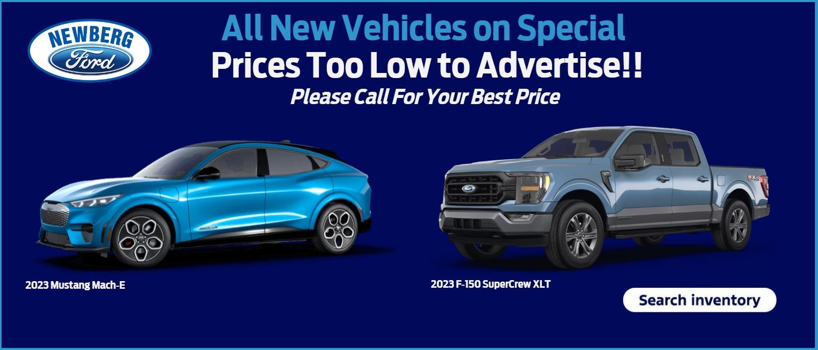 MAKE THE HOLIDAYS BRIGHT SALES EVENT - ALL NEW VEHICLES ON SPECIAL AT NEWBERG FORD IN NEWBERG, OR