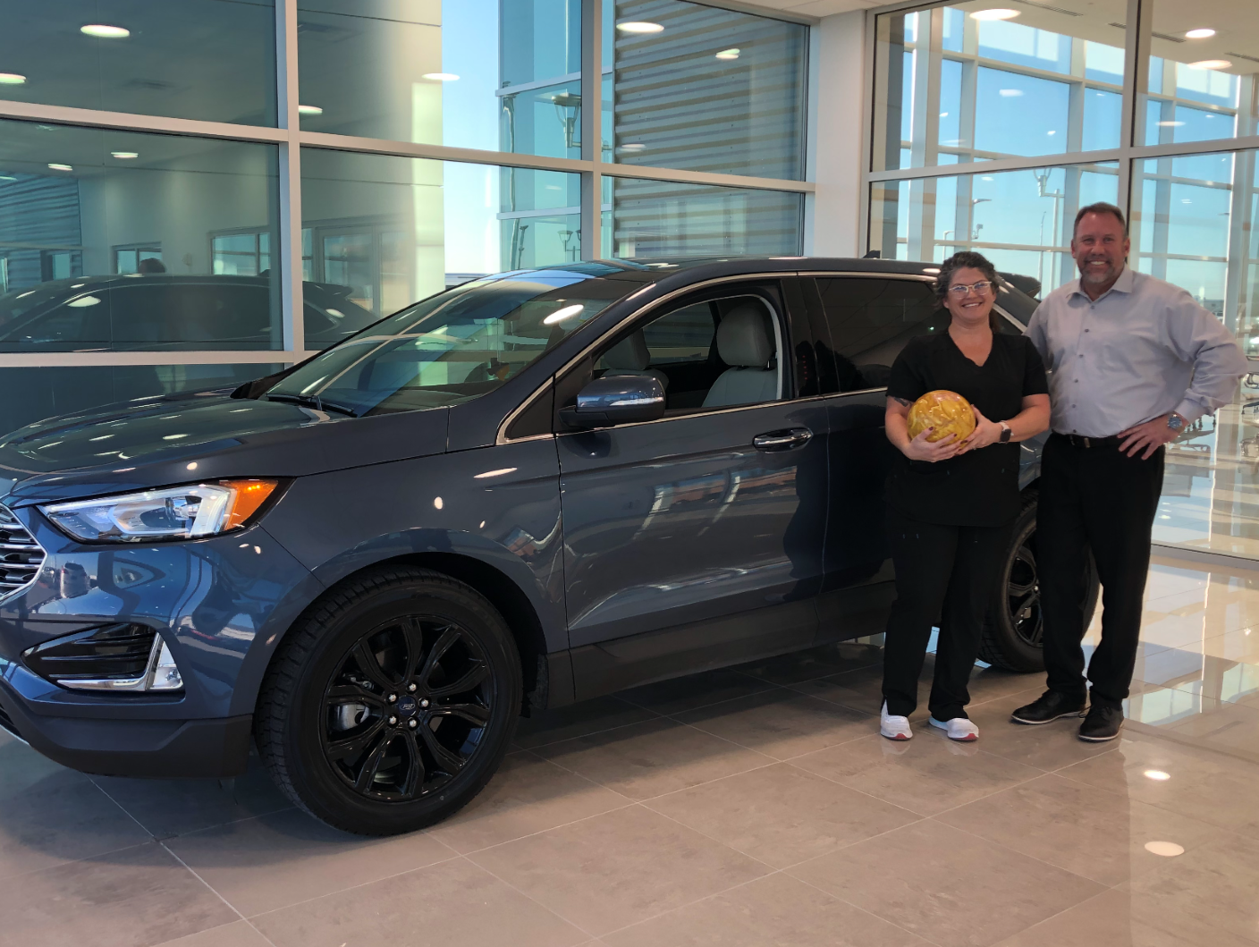 Janine Witherspoon in a 2019 Ford Edge