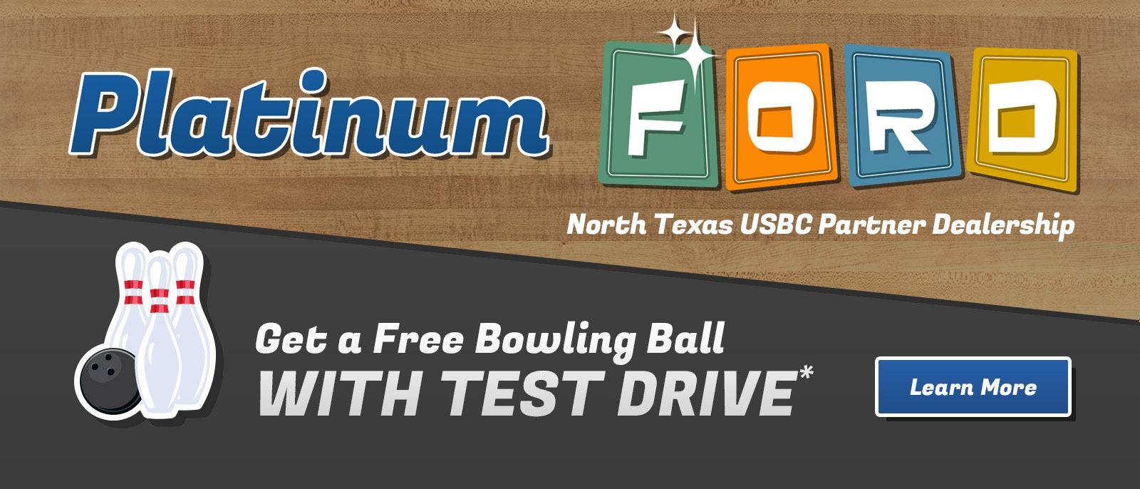 Get a Free Bowling Ball with a Test Drive!