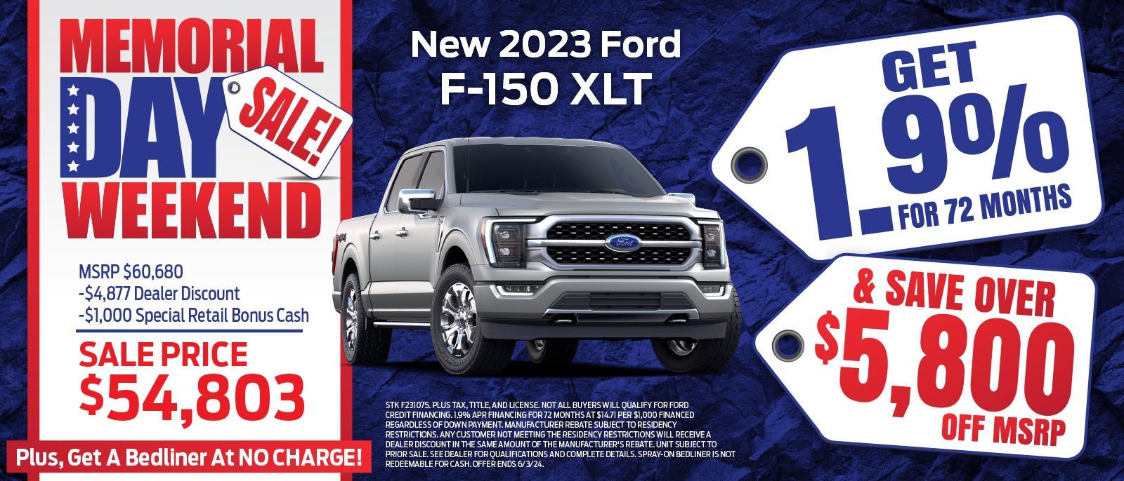⭐Memorial Day Weekend 2023 F-150 Special!🙏