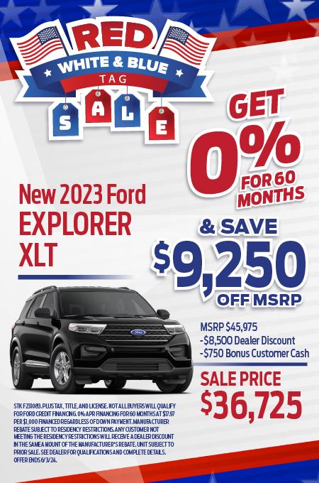 Red White & Blue Tag Sale Explorer Special!🔴⚪🔵