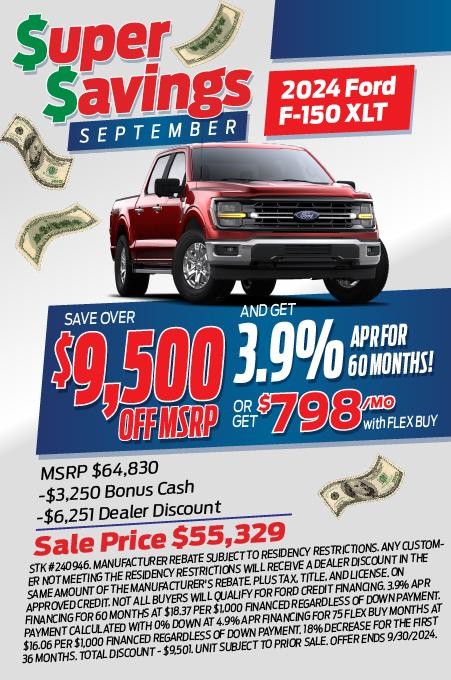 SAVE OVER $9,500 AND GET 3.9% FOR 60 MONTHS OR GET $798/MO with FLEX BUY!