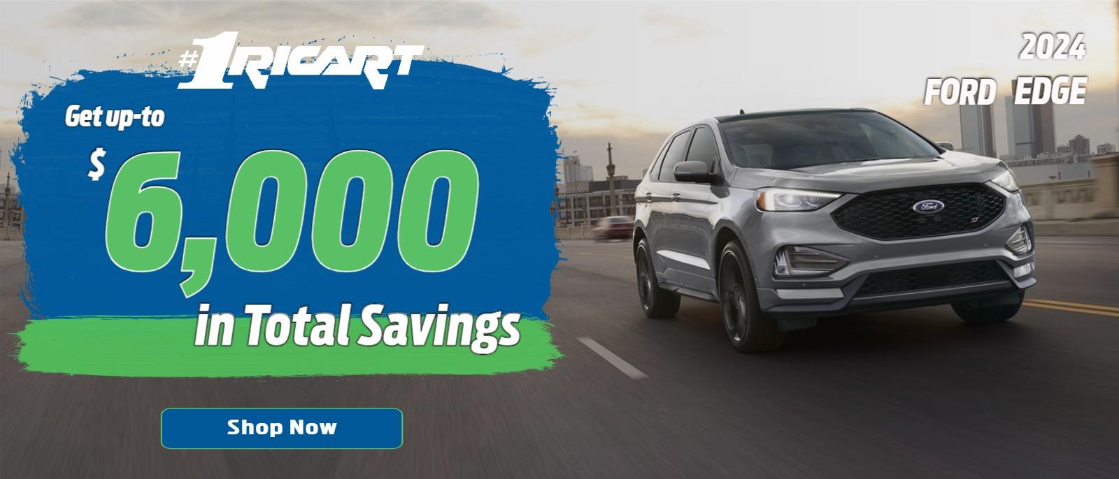2024 Ford Edge - Get up-to $6,000 in total savings