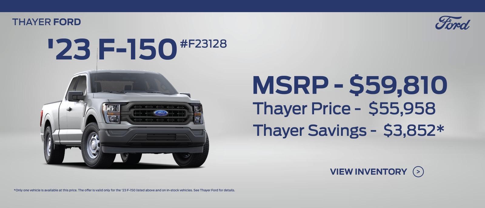 Thayer price for f-150 May 24
