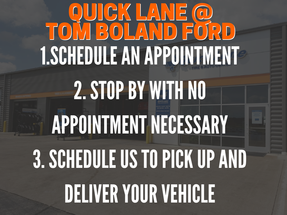 Ford Quick Lane Near Me | No Service Appointment Necessary