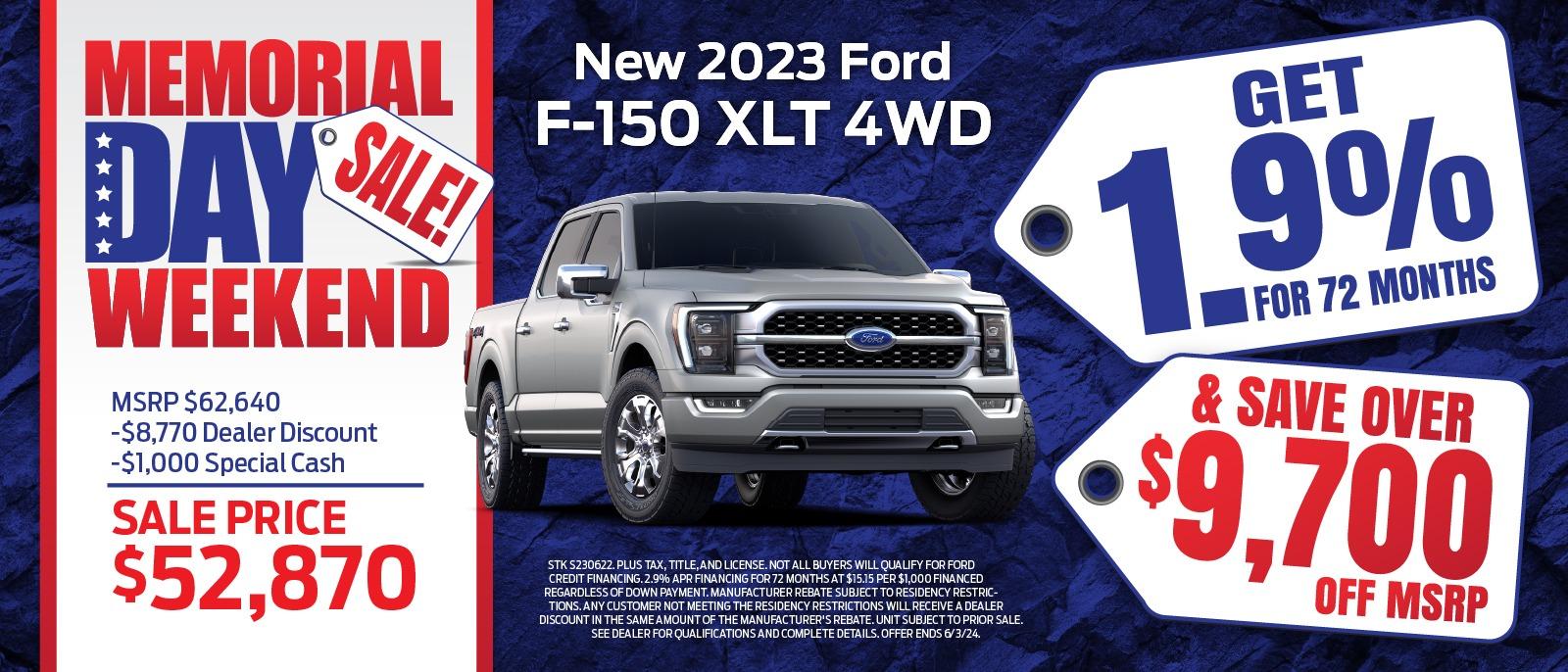 ⭐Memorial Day Sale F-150 Special!⭐