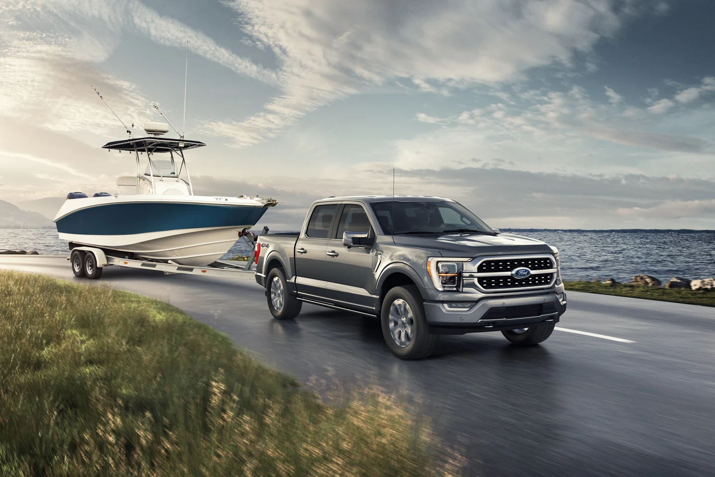 2023 Ford F-150 Towing Boat