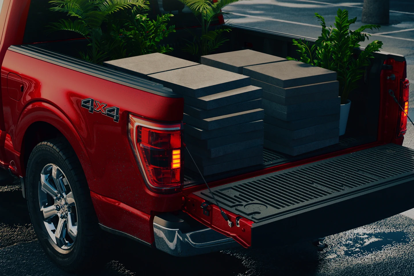 2023 Ford F-150 Bed Loaded