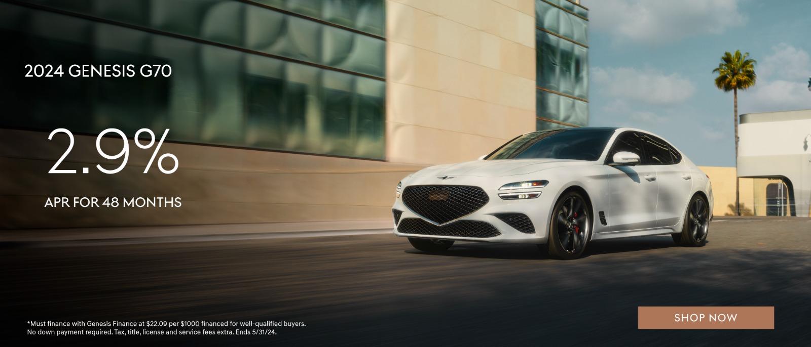 2024 Genesis G70 $1,000 Off to Competitive Owners
