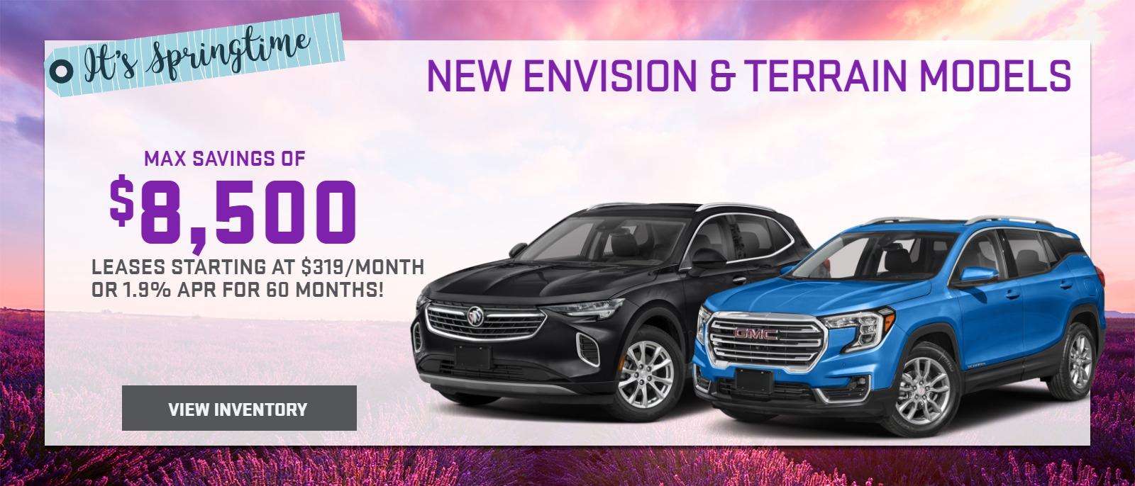 New Envision & Terrain Special Offers