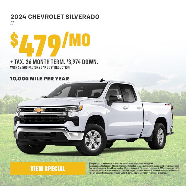 2024 Silverado - April Offers