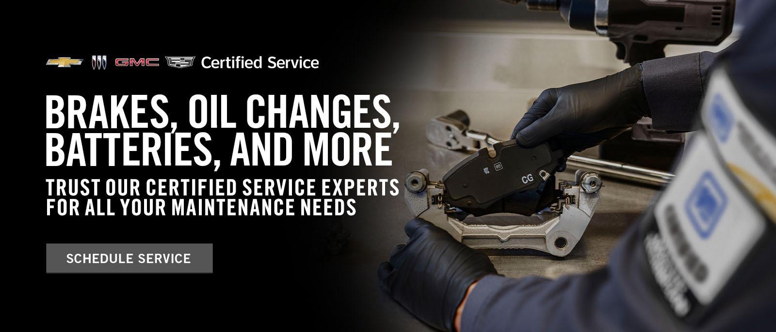 Trust Our Certified Service Experts For All Your Maintenance Needs