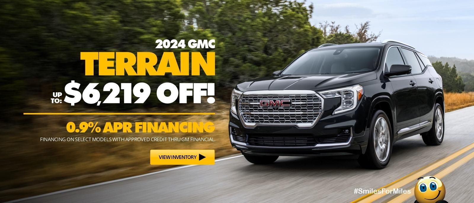 2024 GMC Terrain - SAVE UP TO $6,219 OFF MSRP | 0.9% APR