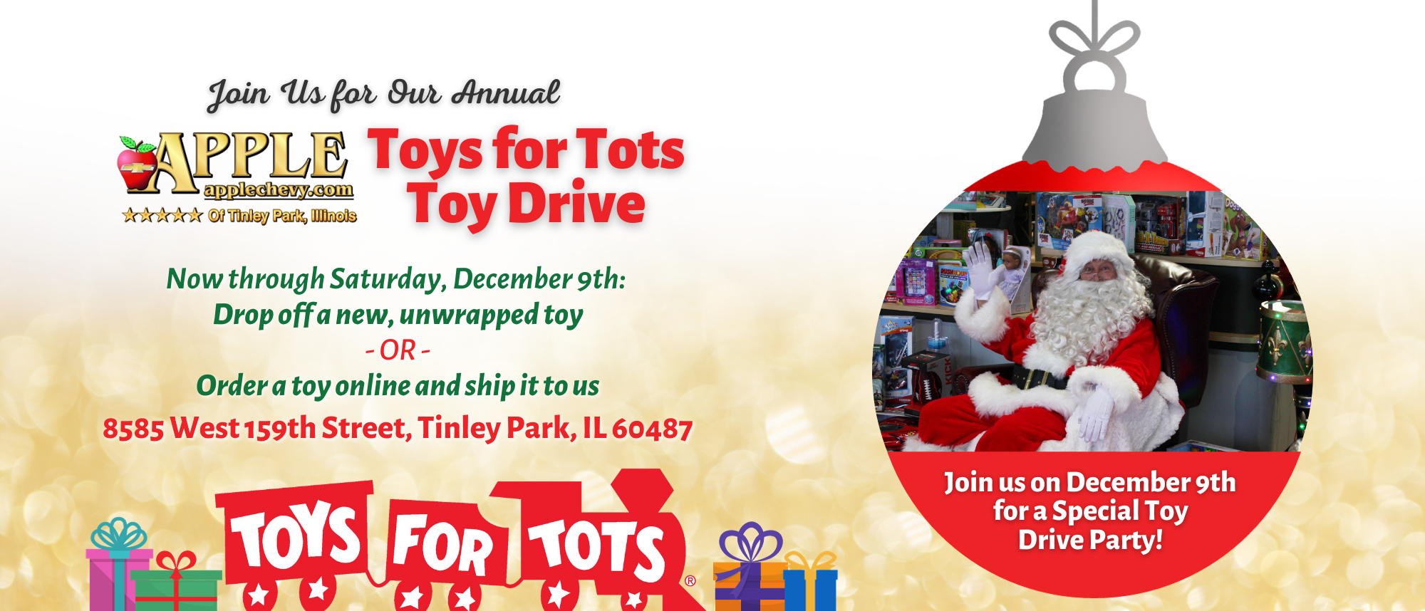 Toys For Tots At Apple Chevrolet